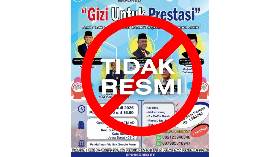 BGN Tanjung Balai Tegaskan Kegiatan Deklarasi dan Seminar PSPPG di Bandung Bukan Kegiatan Resmi